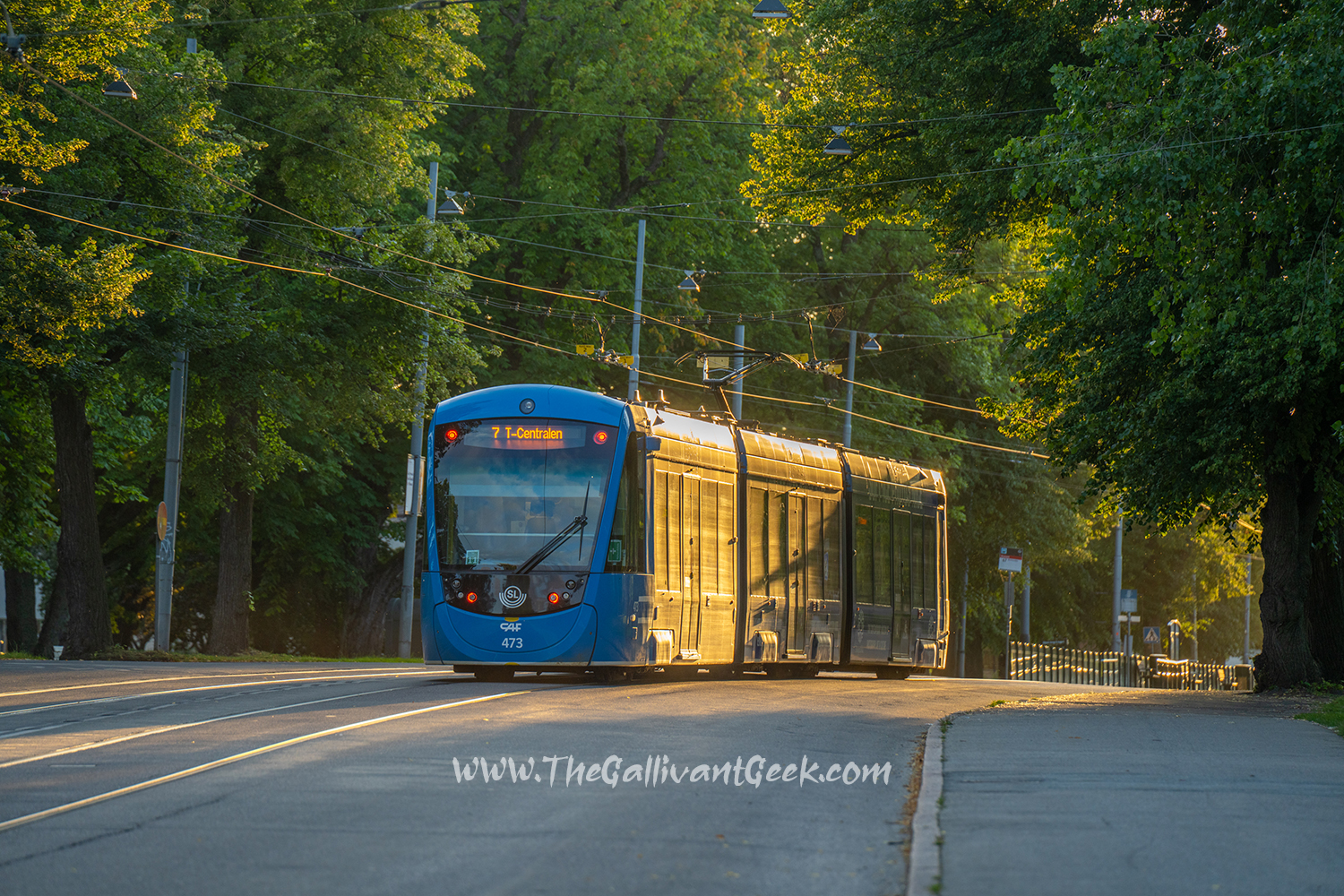 Tram 7 to Skansen
