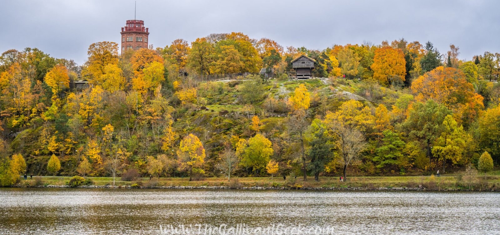 Autumn in Stockholm near Djurgården