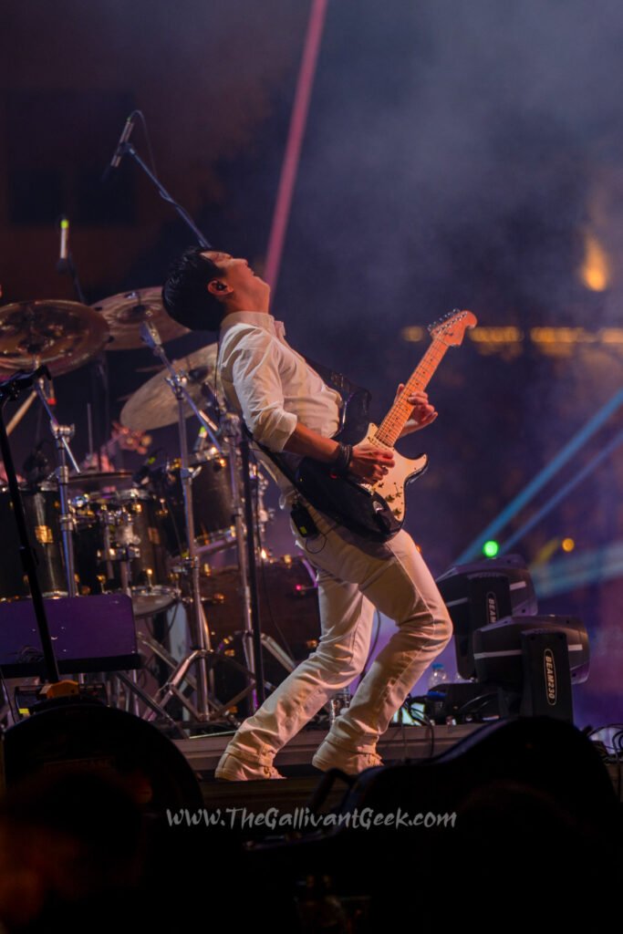 Music show on stage in Thessaloniki, Greece